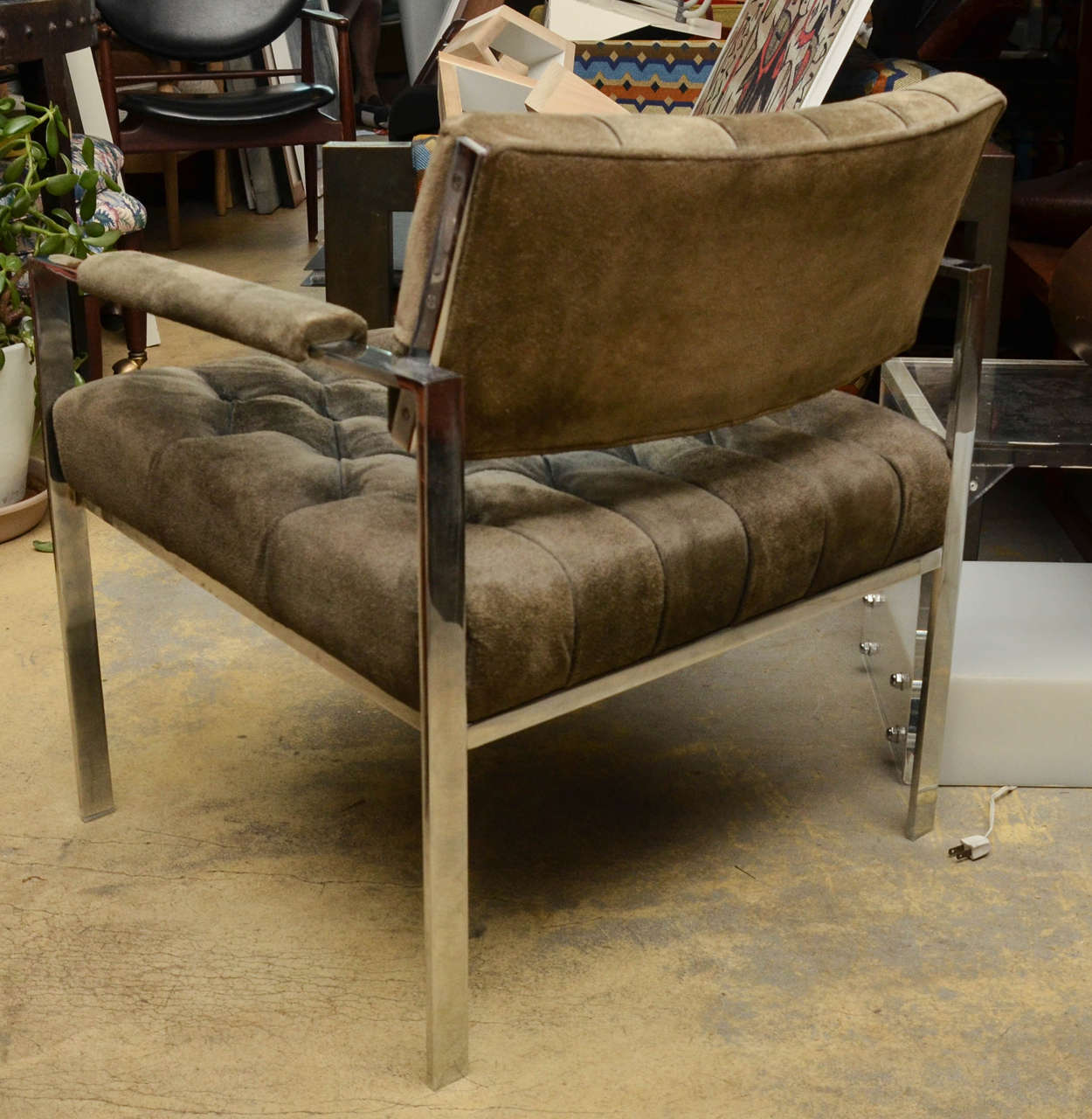 Polished Pair of Harvey Probber Chairs