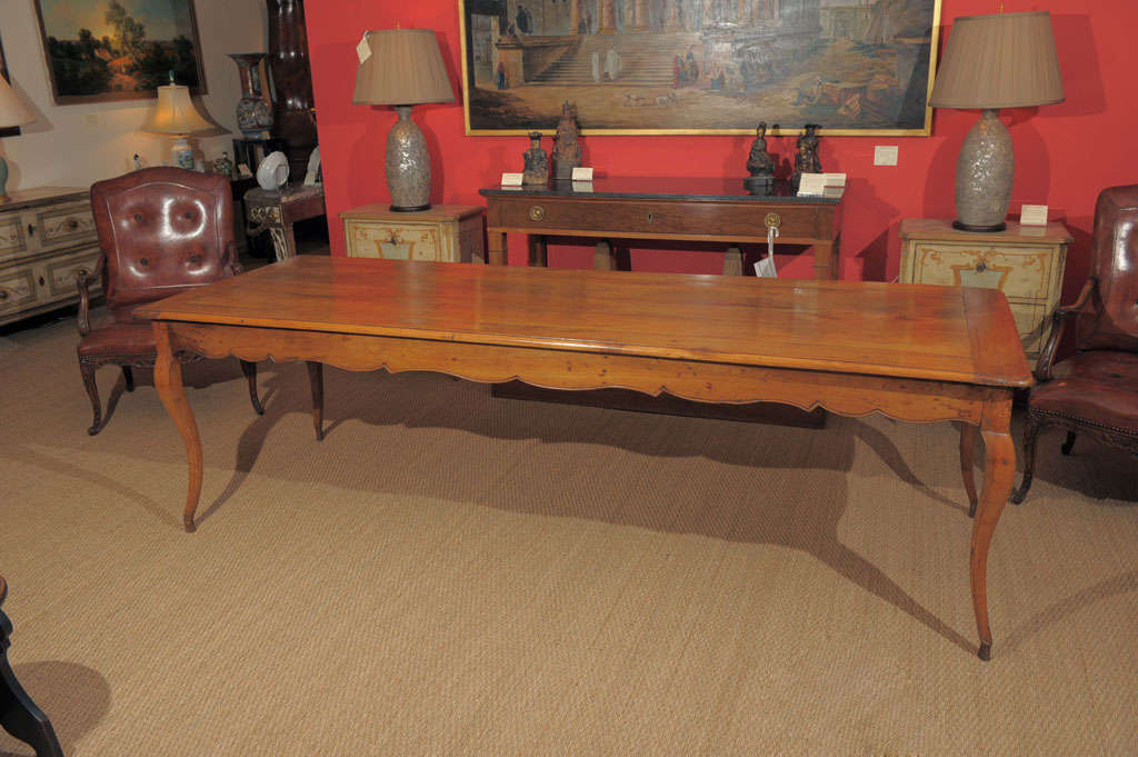 A French Louis XV Cherrywood Dining Table