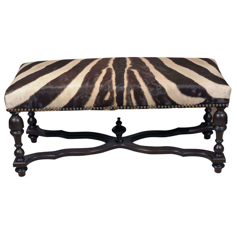 A Zebra Bench at 1stdibs