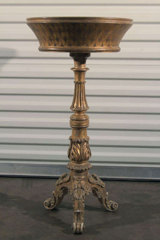Continental Gilt Carved Planter