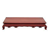 Red lacquer Chinese Display Stand
