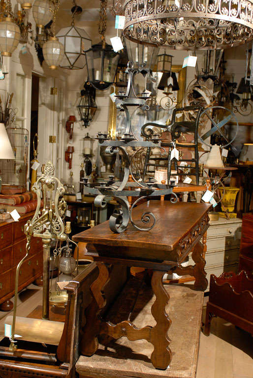 3-Tiered Iron Candelabra