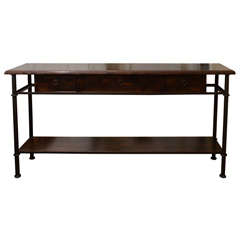 Alderwood 
Iron Console