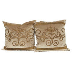 Antique Embroidery Pillows