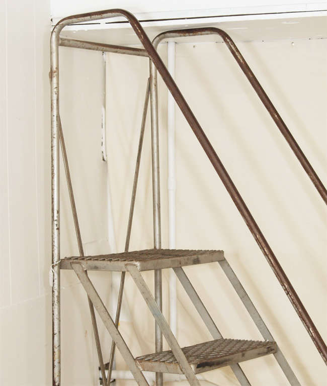 Industrial Metal Library Step / Stairs
