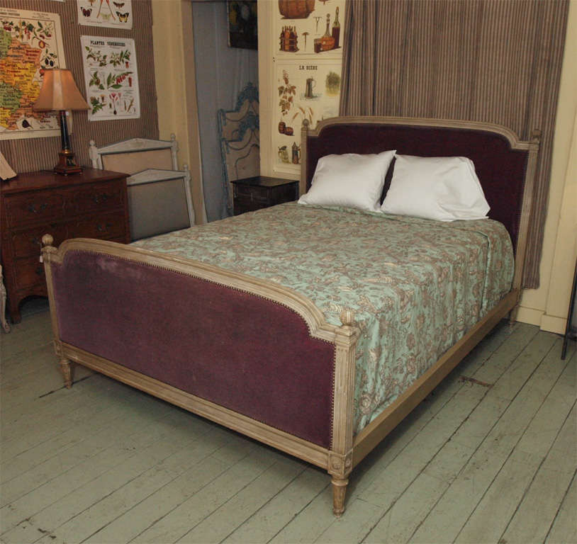 19th Century Louis XVI Style Queensize Bed 5