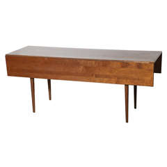 Milo Baughman Drop Leaf Dining Table