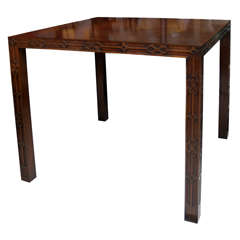 Chinese Chippendale Game Table