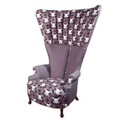 Vintage "Skulls" Oversized Armchair