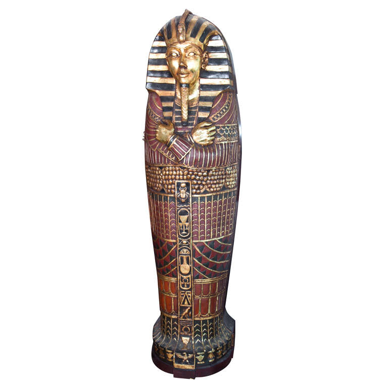 Tall Standing Bar in Form of Sphinx For Sale