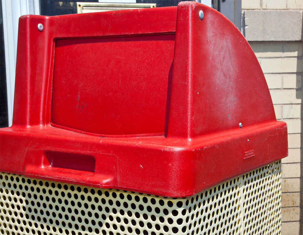 Vintage McDonald's Trash Bin at 1stDibs mcdonalds trash can, mcdonald