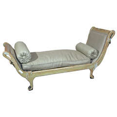 French Provincial Style Swan Head Daybed
