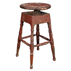 Painted Drafting Stool