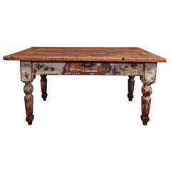 Primitive Pine Worktable