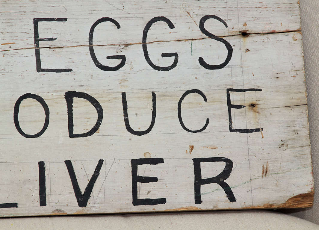 Wood Farm Stand Sign 