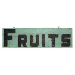 Roadside Fruit Sign
