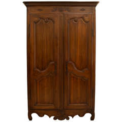 18th Century Oak Louis XV French Armoire