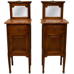 Pair of Mahogany French Side Cabinets - STORE CLOSING MAY 31ST