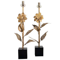 Brutalist Flower Lamps