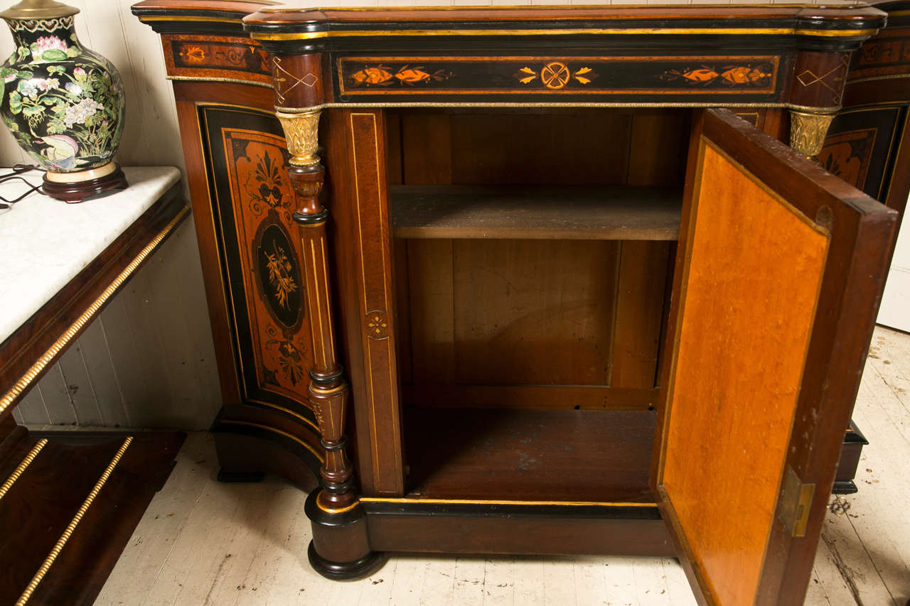 Carved Credenza in  the Manner of Pottier  and Stymus For Sale