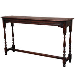 Custom, English Oak Console 8