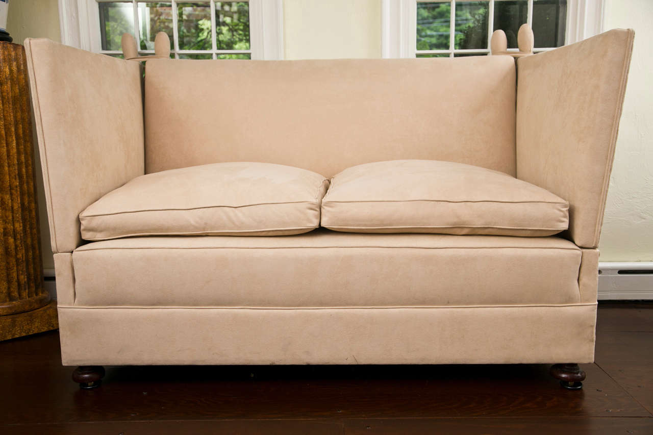 Ultrasuede English Knole Sofa