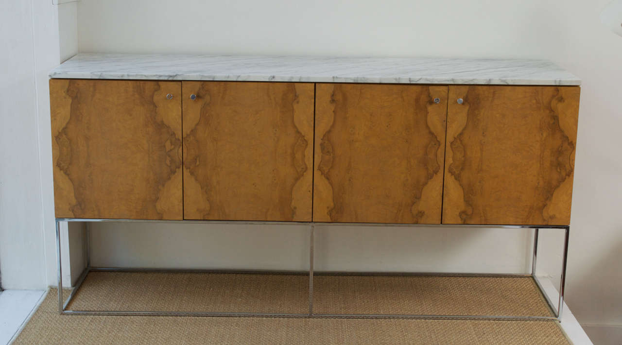 Milo Baughman Olivewood Credenza