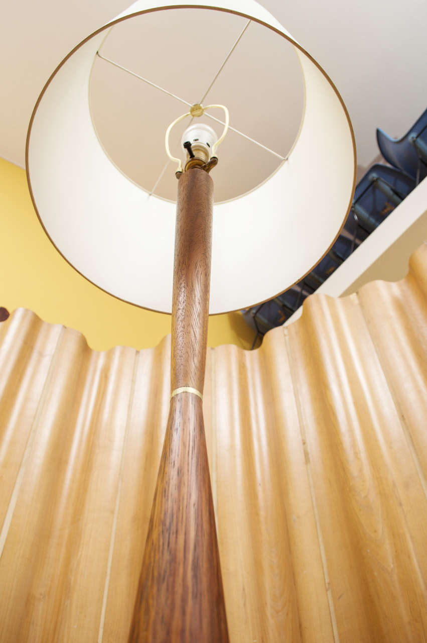 Teak Danish Floor Lamp
