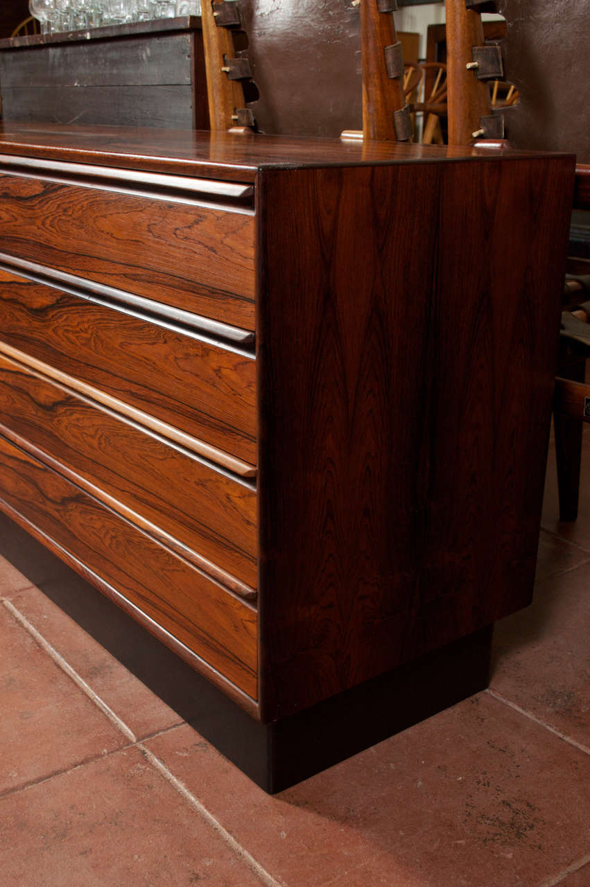 Norwegian Rosewood Westnofa 8 Drawer Dresser Norway