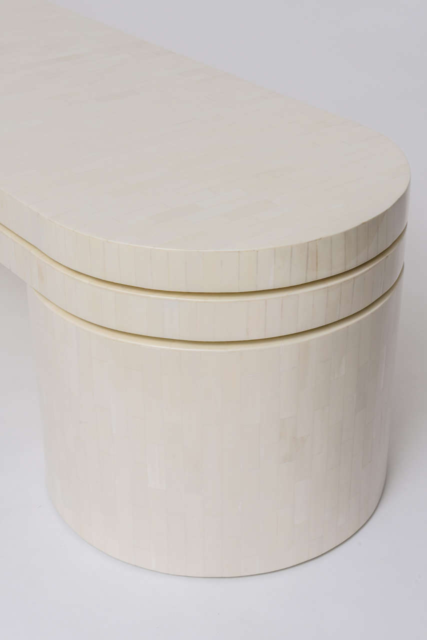 Tesselated Bone Double-Tiered Coffee Table 1