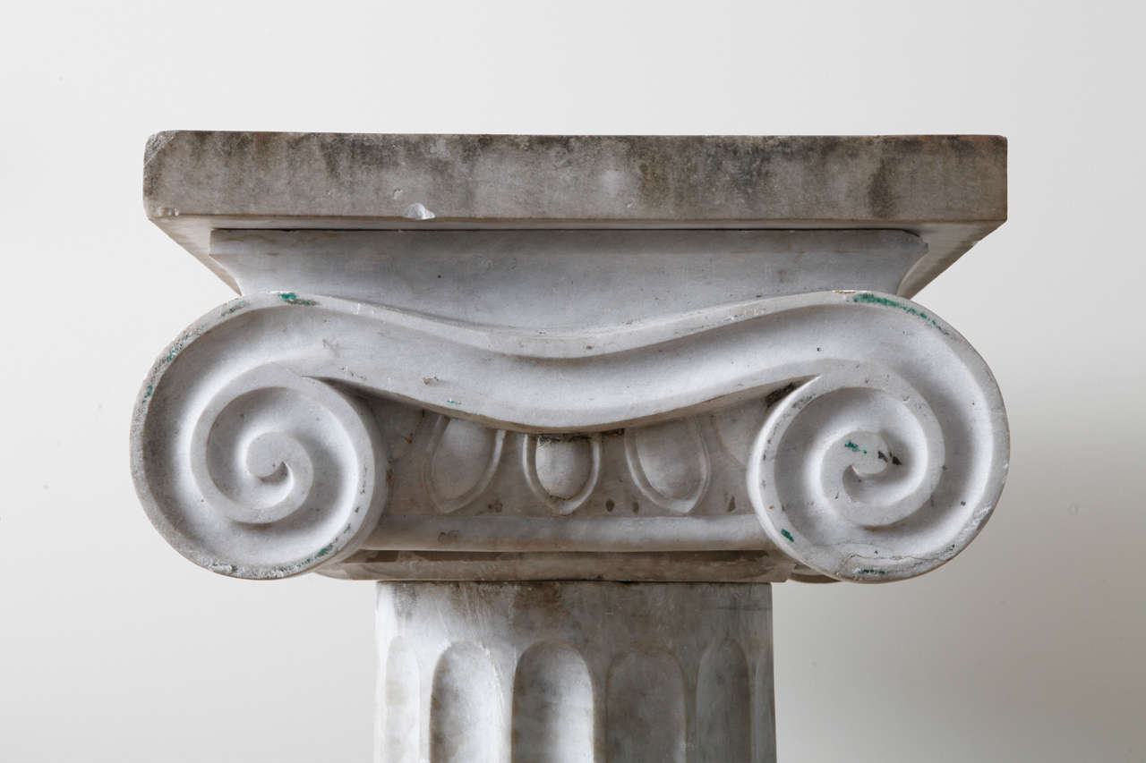 Unknown Neoclassical Revival Column Of The Ionic Order For Sale