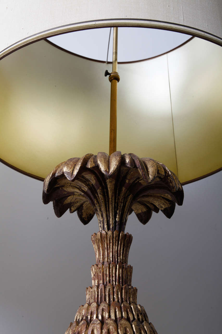 Pair Of Pineapple-shaped Table-lamps In Good Condition For Sale In Brussels & Antwerp, BE