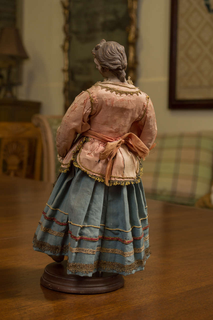 18th Century and Earlier 18th Century Italian Creche Doll