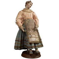 Antique 18th Century Italian Creche Doll