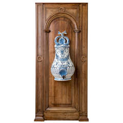 ON SALE Lavabo 18th Century French on 18th Century Panel