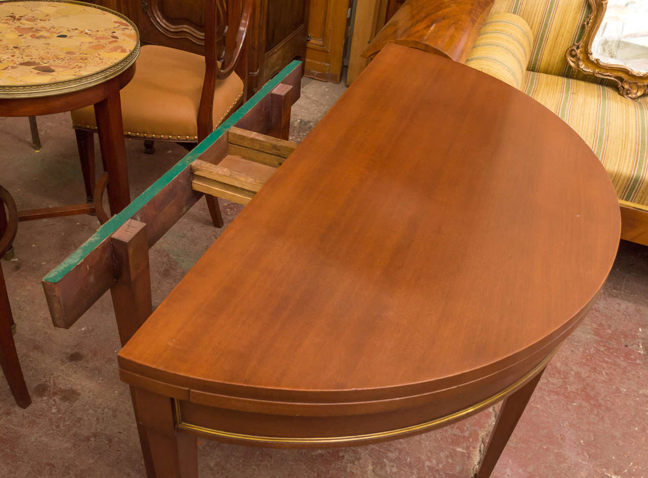 ON SALE Table 19th Century Mahogany  Napoleon III Lift Top  In Excellent Condition For Sale In San Francisco, CA