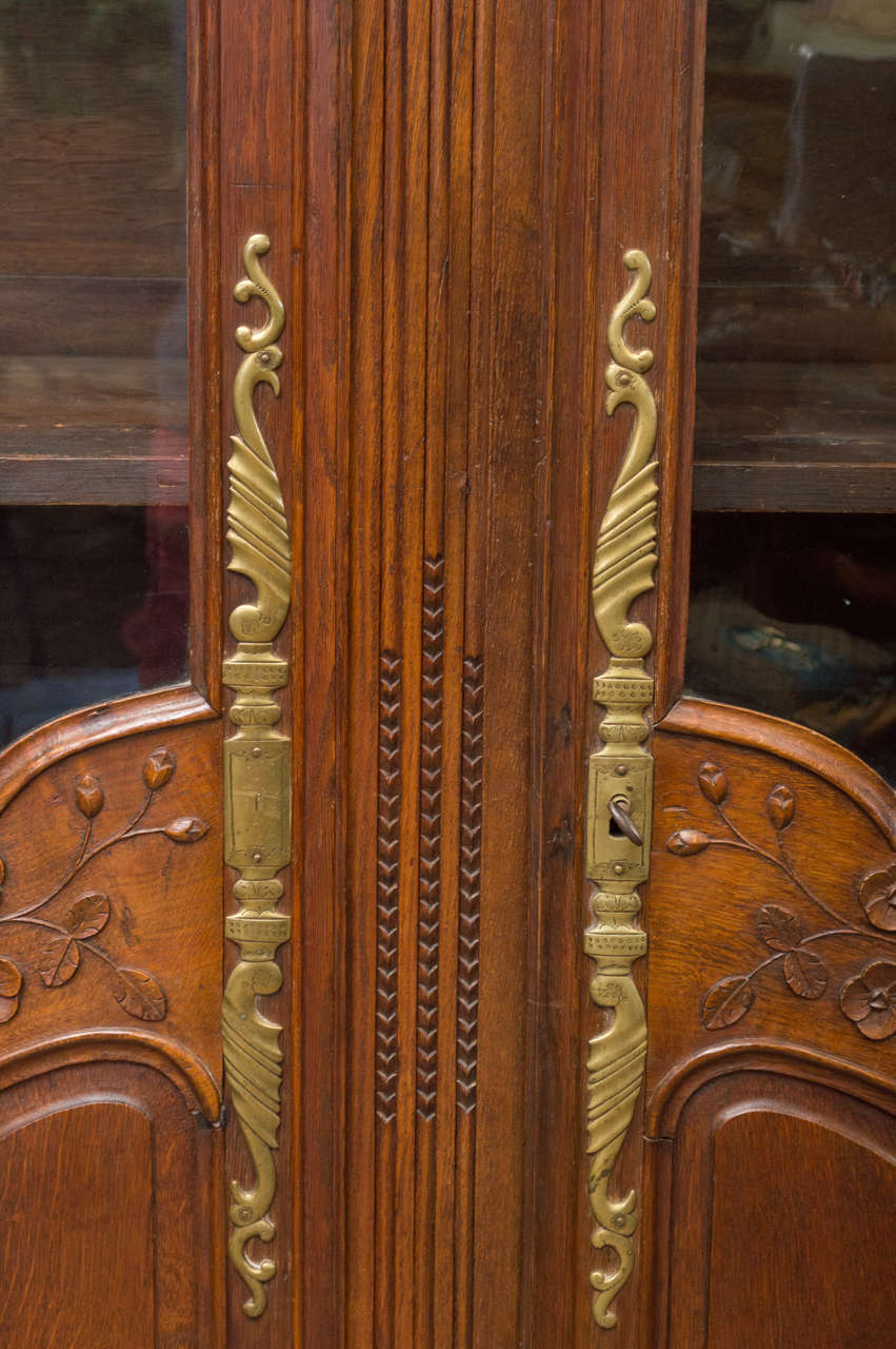 19th Century Normandy French Oak Armoire 1