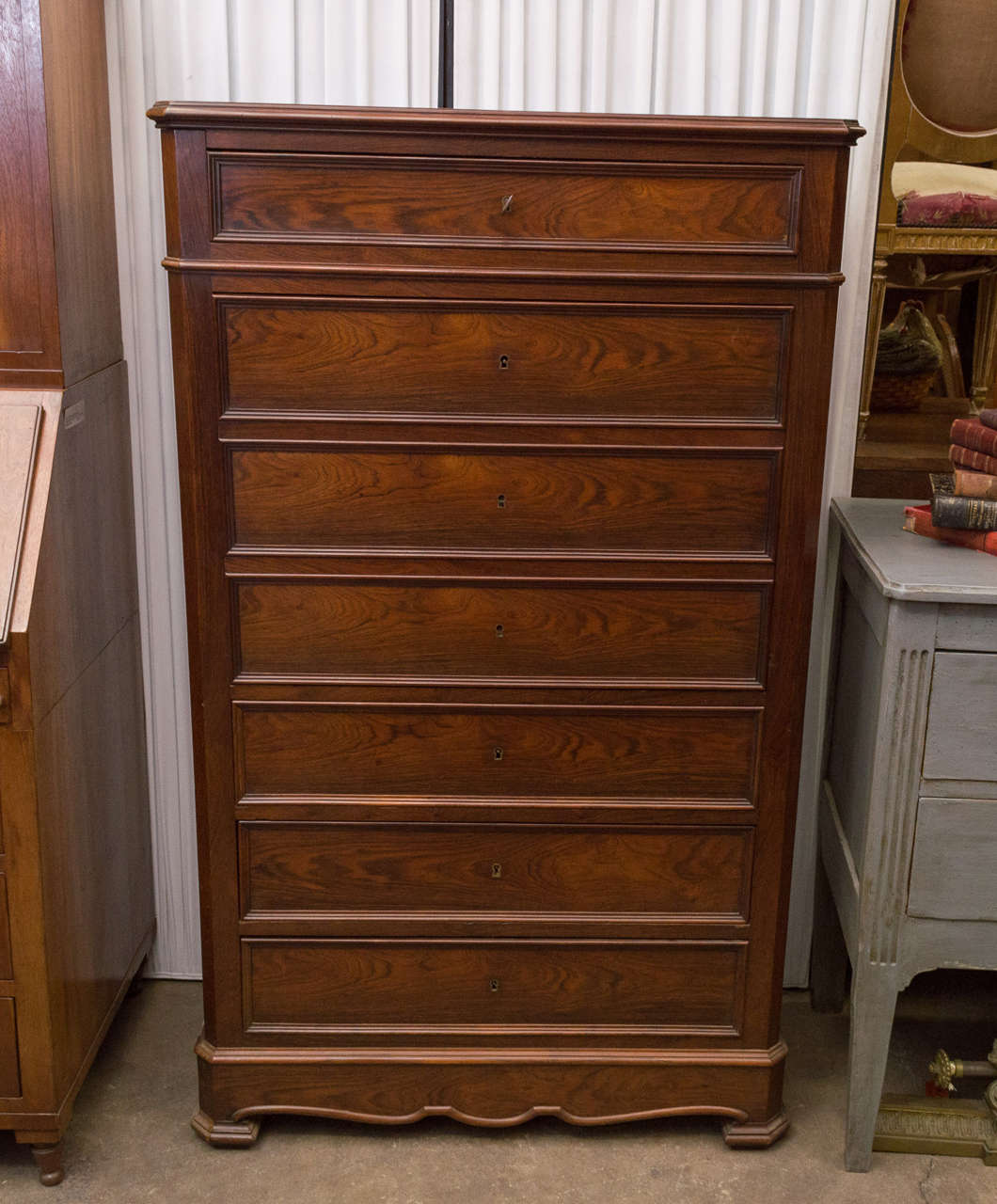 French 19th Century Louis Philippe Drop-Front Desk