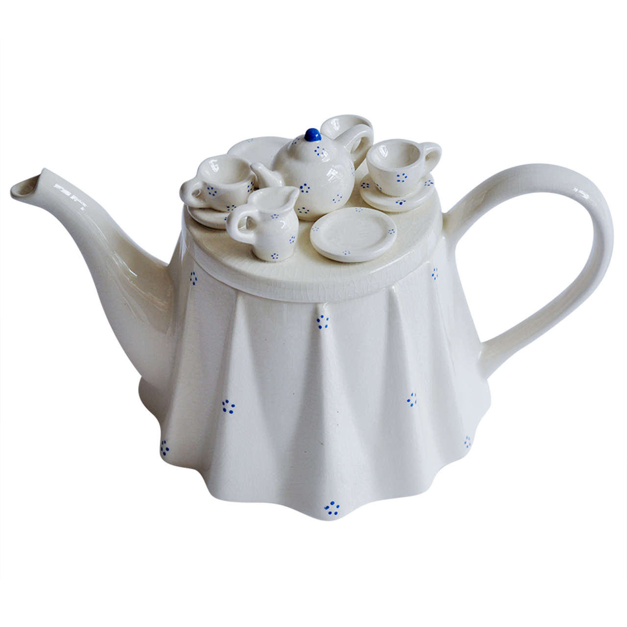 1980s Novelty British Teapot Commissioned by the Tea Council at 1stDibs