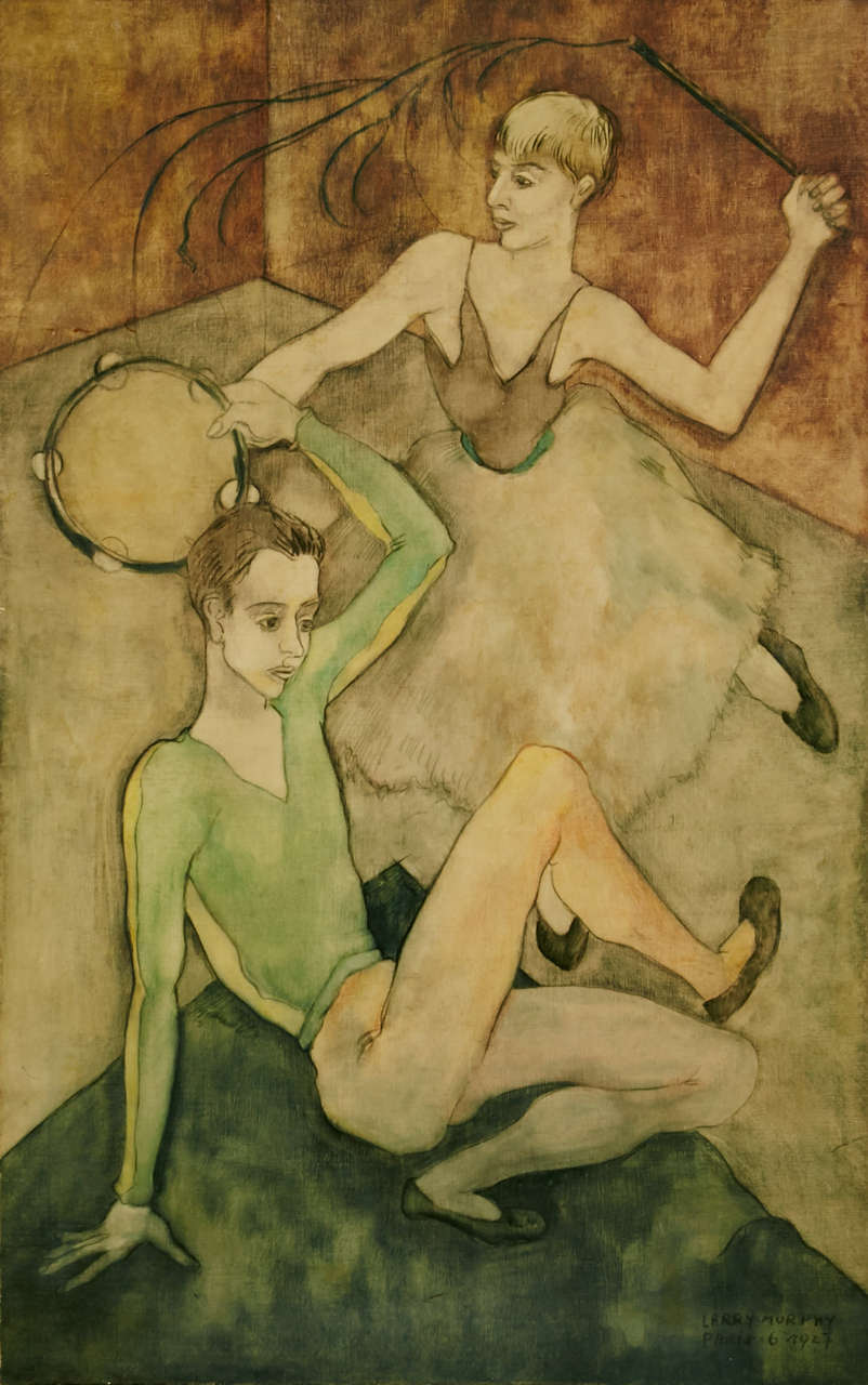 1927s Oil on Canvas "The Ballets Russes" by Larry Murphy