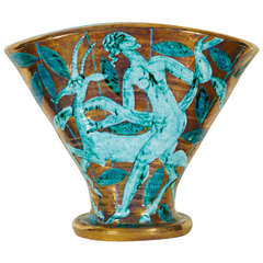 Grand vase Art Déco par Edouard Cazaux:: vers 1935