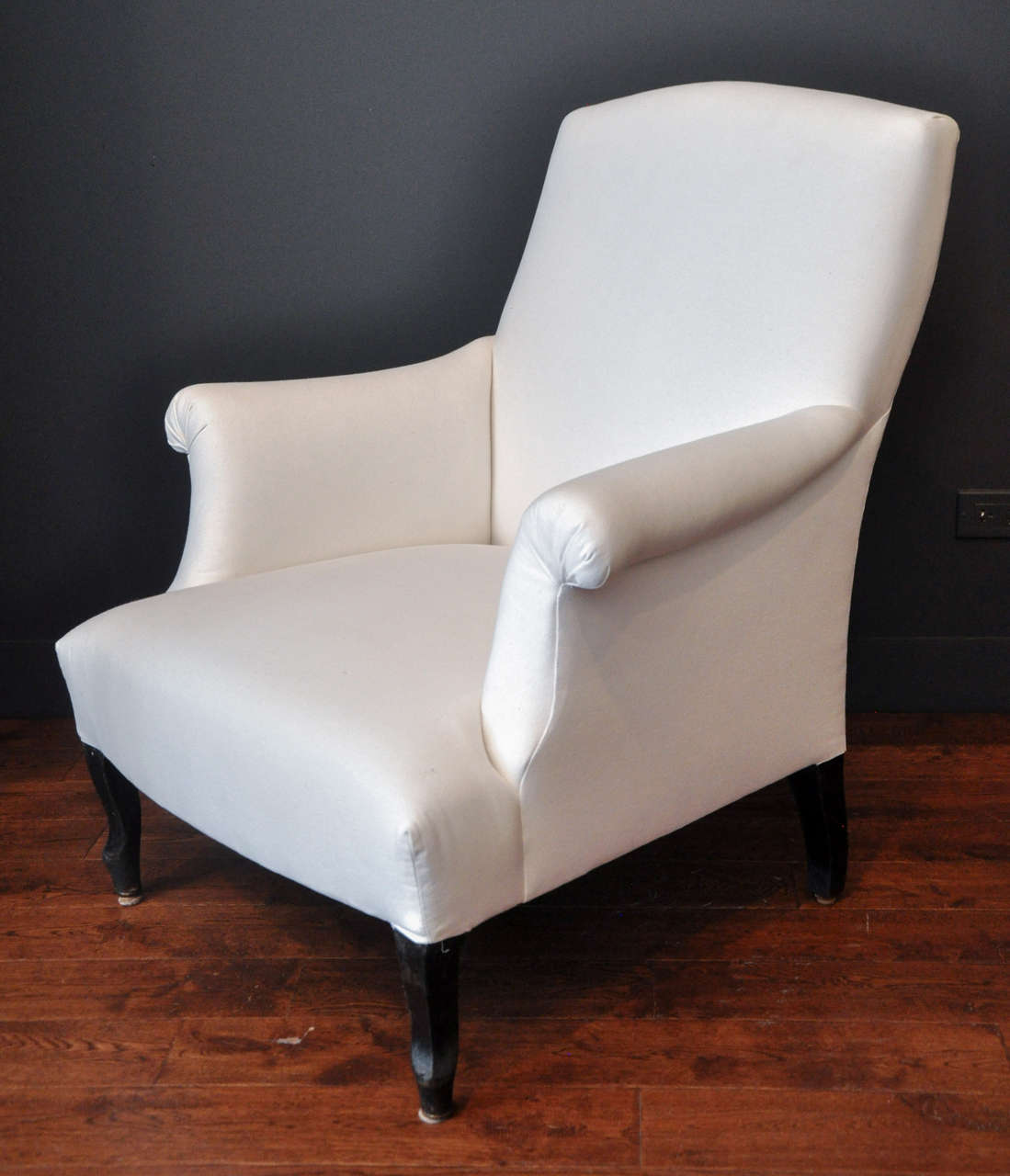 Foam Pair of Upholstered French Chairs