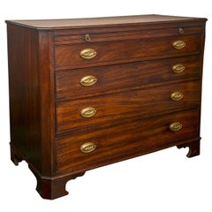 Mahogany Canted Corner Chest of Drawers