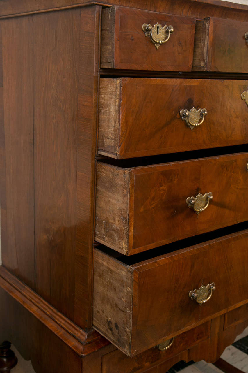 18th Century and Earlier George I Walnut Chest on Stand