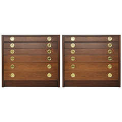 Pair of Chests by Edward Wormley for Dunbar 