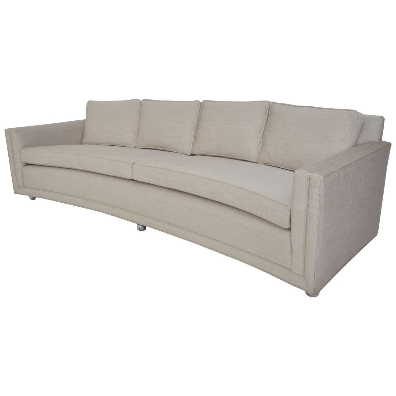 American Dunbar Curved Sofa by Edward Wormley