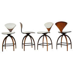 Plycraft Counter Stools, Norman Cherner