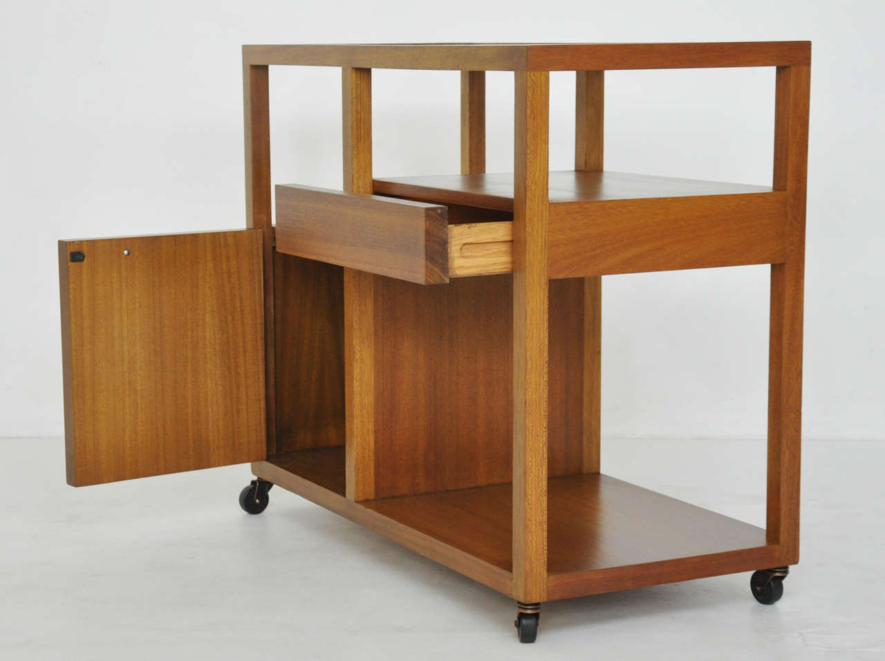 Wood Harvey Probber Bar Cart