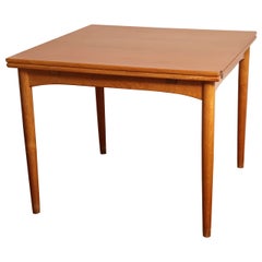 Danish Midcentury Sap Walnut Game Table