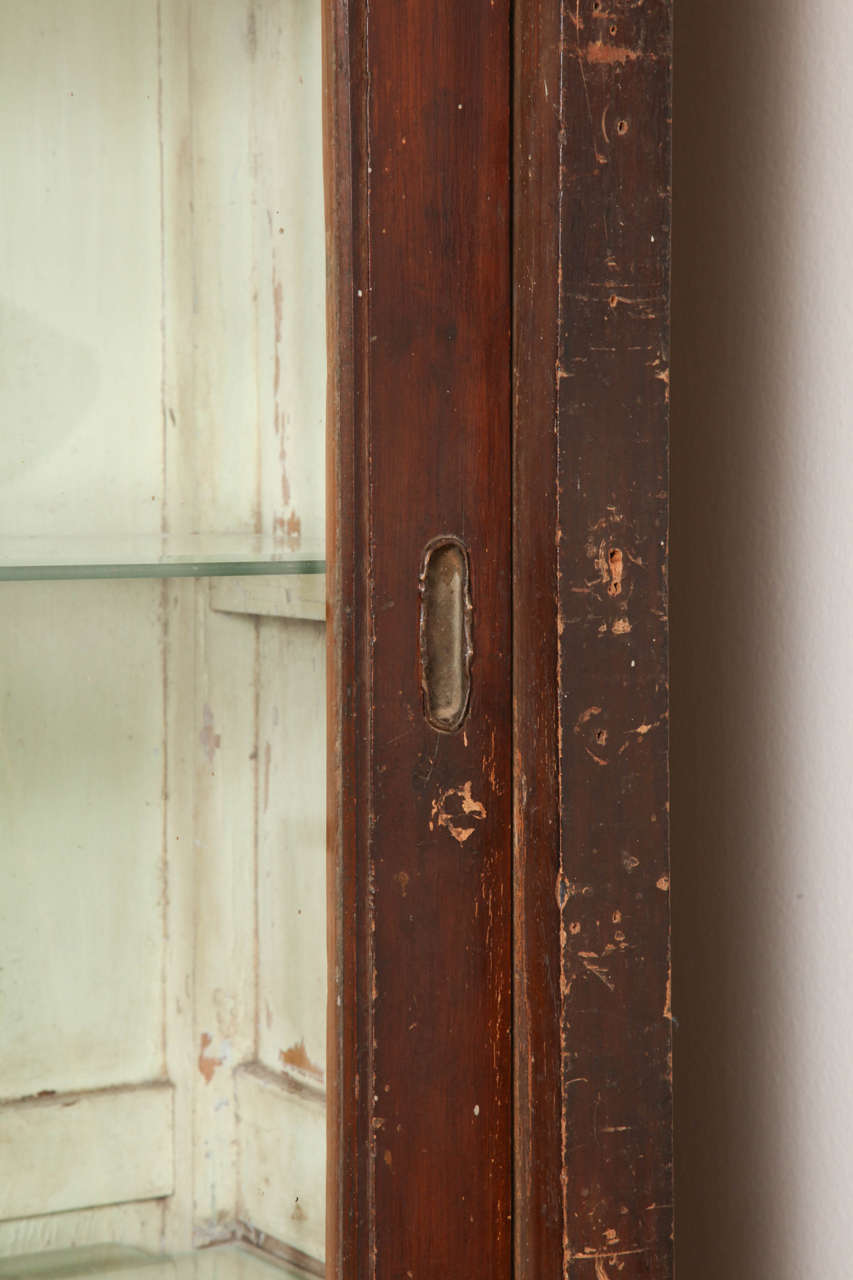 Glass-Front Indian Bookcase In Fair Condition In Chicago, IL